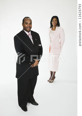Portrait of African couple wearing Sunday clothes Portrait of African couple wearing Sunday clothes 11628793