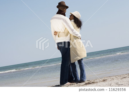 Multi-ethnic couple hugging Multi-ethnic couple hugging 11629356
