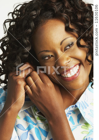 Close up of African woman smiling Close up of African woman smiling 11630106
