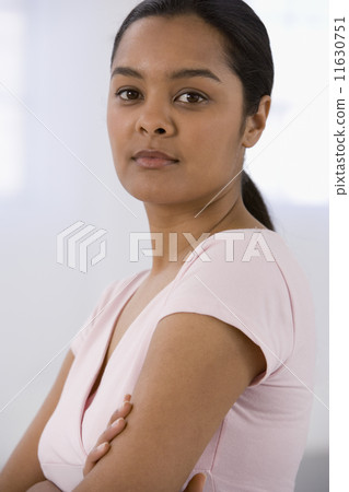 Indian woman with arms crossed Indian woman with arms crossed 11630751