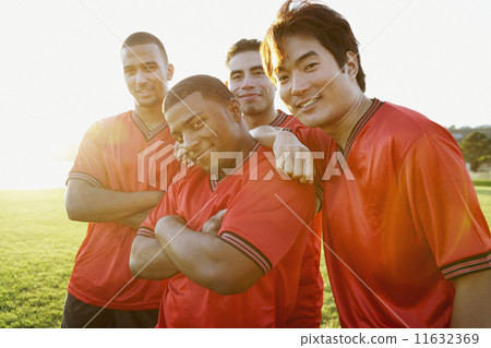 Portrait of soccer team Portrait of soccer team 11632369