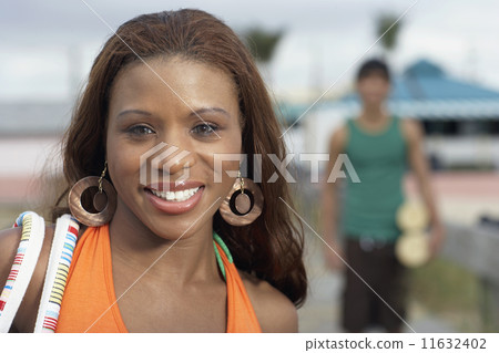 Close up of Hispanic woman smiling 11632402