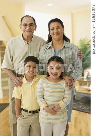 Portrait of Hispanic grandparents and grandchildren Portrait of Hispanic grandparents and grandchildren 11633078