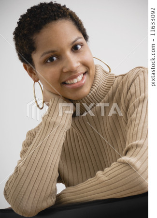 Close up of African woman smiling Close up of African woman smiling 11633092