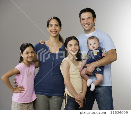 Portrait of Multi-ethnic family 11634099