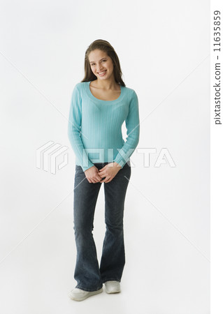 Portrait of Hispanic teenaged girl 11635859