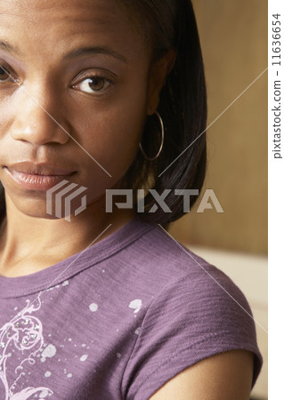 Close up of African American woman Close up of African American woman 11636654