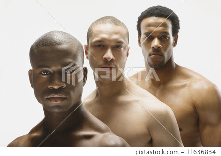 Multi-ethnic bare cheated men in row 11636834