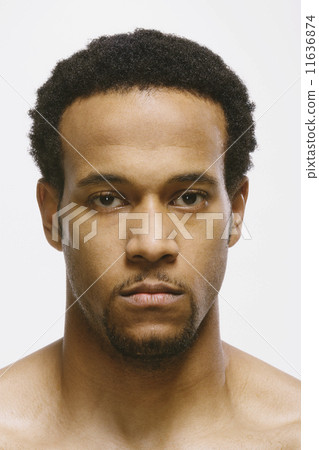 African American man looking angry African American man looking angry 11636874