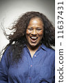 African American woman laughing 11637431