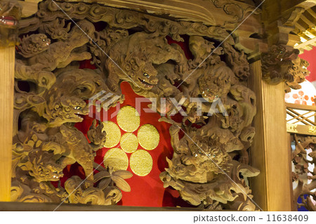 Sculpture of the shrine of the Tenjin Festival Sculpture of the shrine of the Tenjin Festival 11638409
