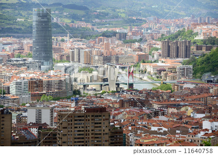 Spain Bilbao city landscape Spain Bilbao city landscape 11640758