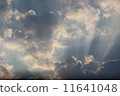 黃昏的光和雲陰影 11641048