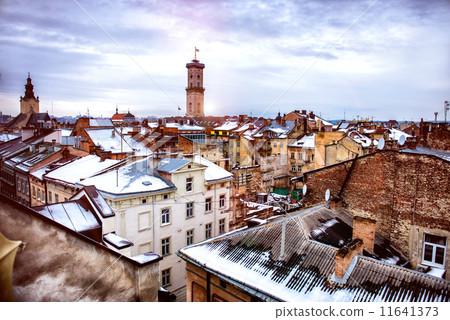 Old town of the Lvov city 11641373