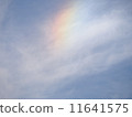 A rainbow over clouds 11641575