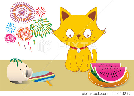 Fire cards and cats and summer fanclub postcards Fire cards and cats and summer fanclub postcards 11643232