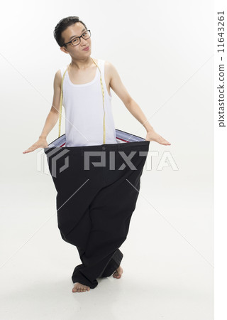 Young Asian Male with oversized pants 11643261