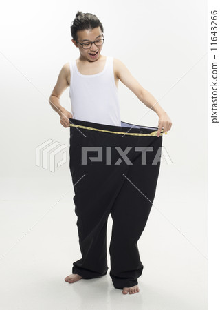 Young Asian Male with oversized pants 11643266