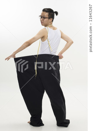 Young Asian Male with oversized pants 11643267