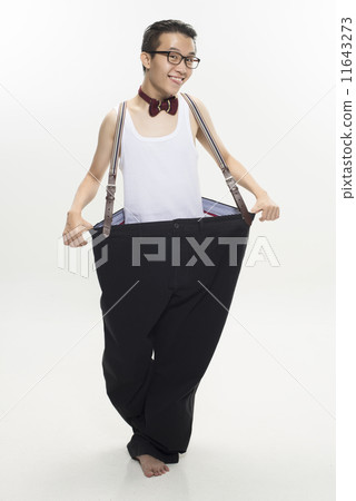Young Asian Male with oversized pants 11643273