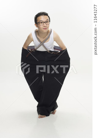Young Asian Male with oversized pants 11643277