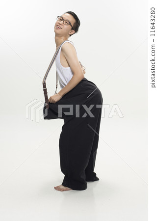 Young Asian Male with oversized pants 11643280