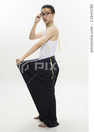 Young Asian Male with oversized pants 11643288