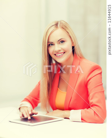 woman with tablet pc woman with tablet pc 11644915