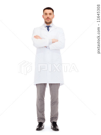 male doctor in white coat 11645308