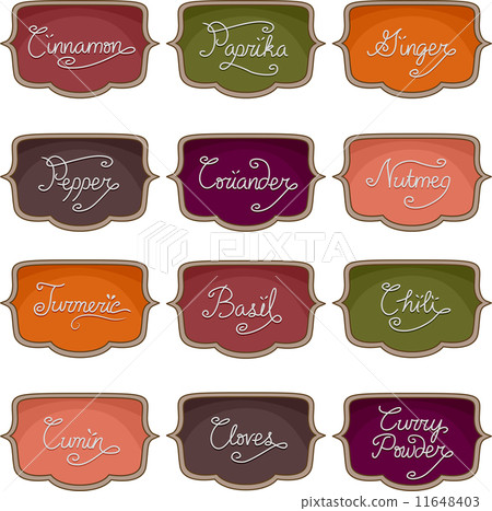 Spices Labels 11648403