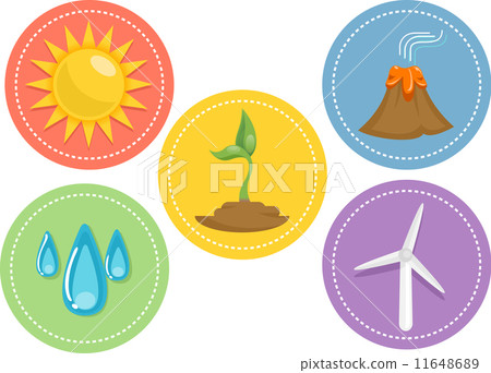Renewable Energy Icons 11648689