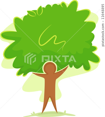 Man and Tree Icon 11648895