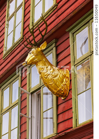 Famous Bryggen street in Bergen - Norway Famous Bryggen street in Bergen - Norway 11650049