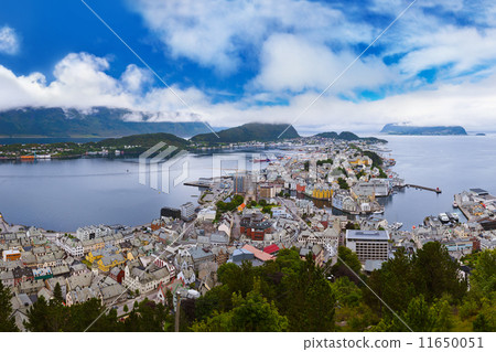 Cityscape of Alesund Norway Cityscape of Alesund Norway 11650051