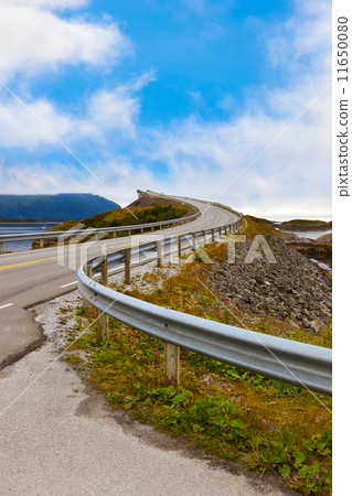 Famous bridge on the Atlantic road in Norway 11650080