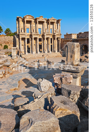 Ancient Celsius Library in Ephesus Turkey Ancient Celsius Library in Ephesus Turkey 11650126
