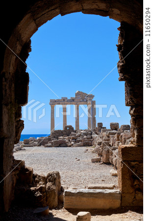 Old ruins in Side, Turkey 11650294
