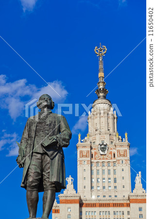 Lomonosov statue in University at Moscow Russia Lomonosov statue in University at Moscow Russia 11650402
