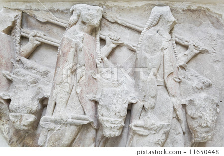 Ornament in Delphi museum, Greece 11650448