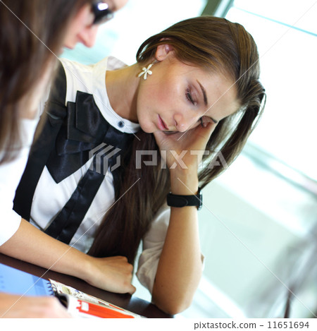 girl on examinination girl on examinination 11651694