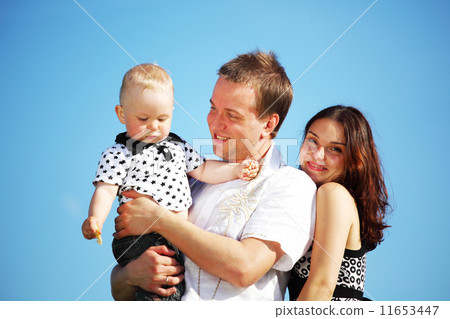 happy family in sky 11653447