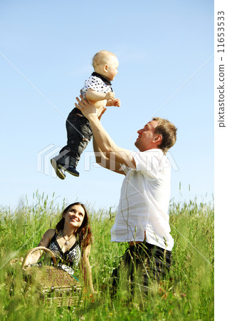 family in grass family in grass 11653533