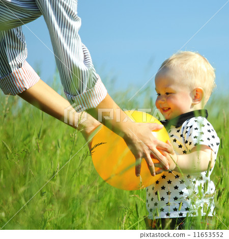 boy in grass boy in grass 11653552