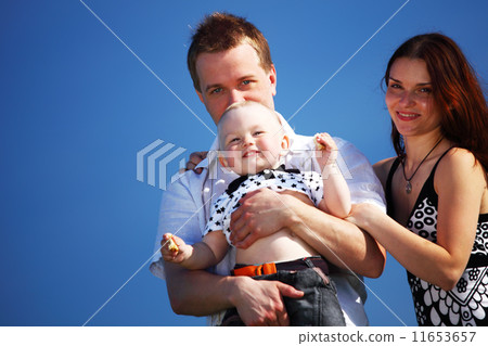 happy family in sky 11653657