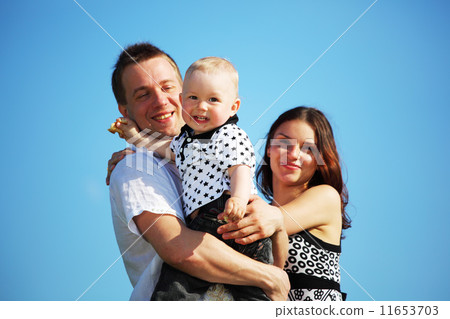 happy family in sky 11653703