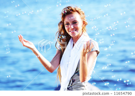 blond near sea blond near sea 11654790