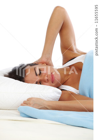 sleeping woman sleeping woman 11655595