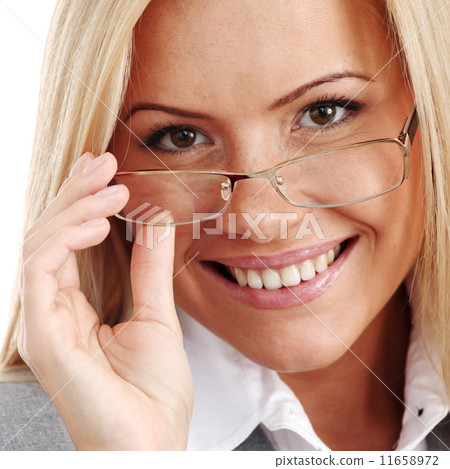 business woman in glasses business woman in glasses 11658972