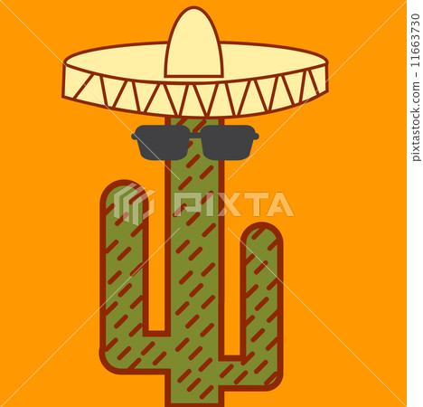 Cactus mexican icon 11663730
