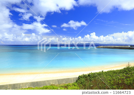 Nishihama Beach Hatema Blue 11664723